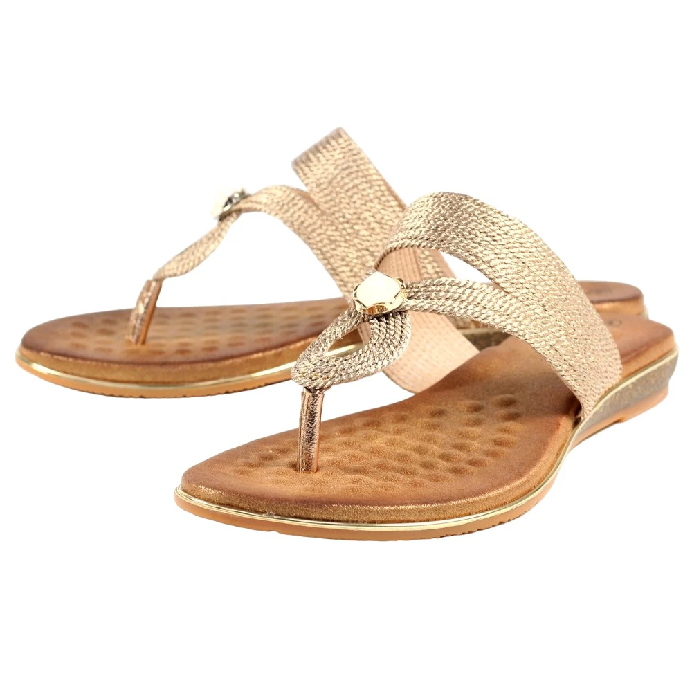 Lunar Womens Ezra Sandals (Rose) - GS662