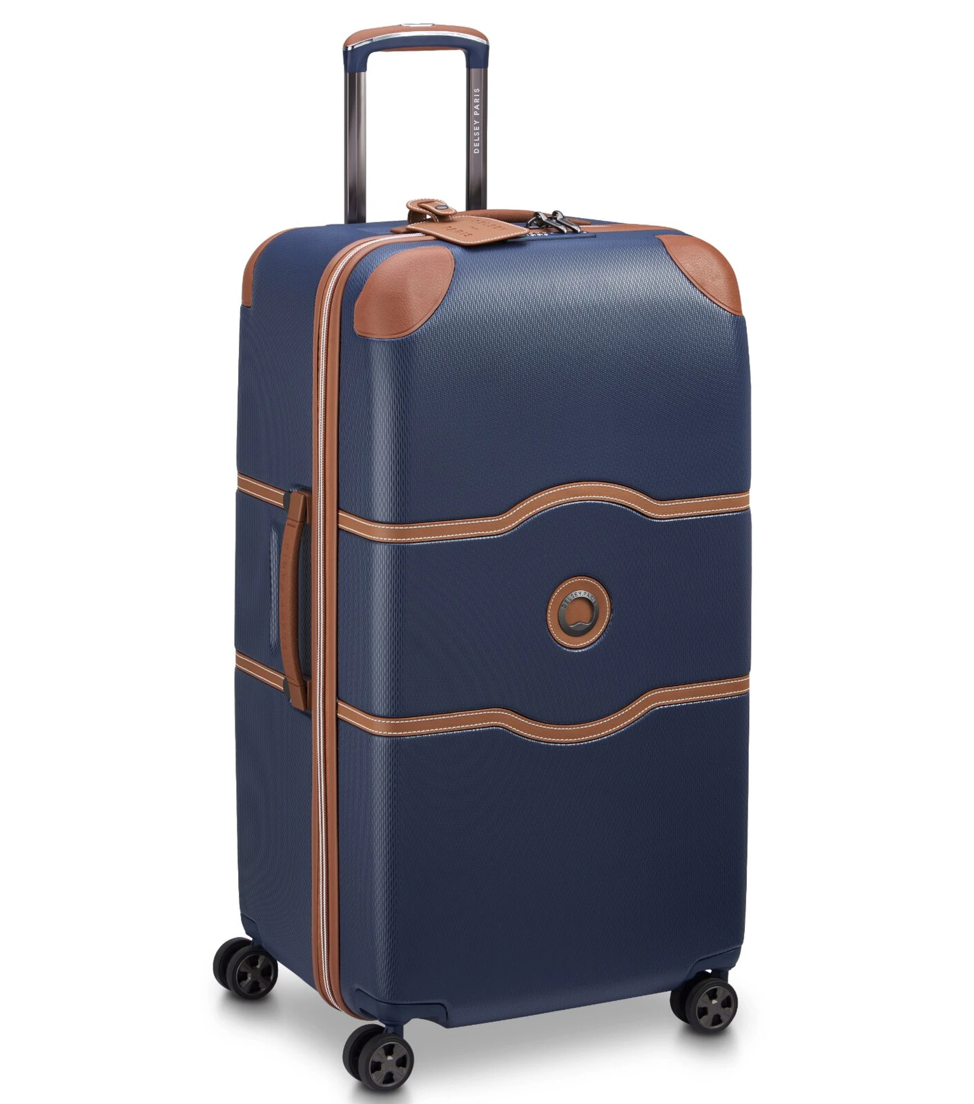 Delsey Chatelet Air 2.0 - 80 cm 4-Wheel Trunk Case - Navy Blue