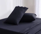 Daniel Brighton Micro Luxe Standard Pillowcase 2-Pack - Navy