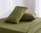 Daniel Brighton Micro Luxe Standard Pillowcase 2-Pack - Khaki