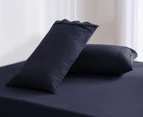 Daniel Brighton Micro Luxe King Pillowcase 2-Pack - Navy