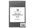 Daniel Brighton Micro Luxe Standard Pillowcase 2-Pack - Charcoal