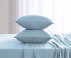 Daniel Brighton Micro Luxe Sheet Set - Light Blue