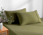 Daniel Brighton Micro Luxe Combo Fitted Sheet Set - Khaki