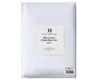 Daniel Brighton Micro Luxe Combo Fitted Sheet Set - White