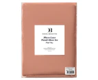 Daniel Brighton Micro Luxe Combo Fitted Sheet Set - Pink Clay