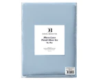 Daniel Brighton Micro Luxe Combo Fitted Sheet Set - Light Blue