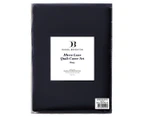 Daniel Brighton Micro Luxe Quilt Cover Set - Navy