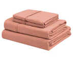 Daniel Brighton Micro Luxe Sheet Set - Pink Clay