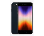 Excellent Refurbished Apple iPhone SE 3rd Gen (2022) | UNLOCKED - Midnight, 64 GB - Refurbished Grade A