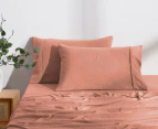 Daniel Brighton Micro Luxe Standard Pillowcase 2-Pack - Pink Clay