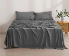 Daniel Brighton Micro Luxe Sheet Set - Charcoal