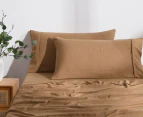 Daniel Brighton Micro Luxe King Pillowcase 2-Pack - Rust