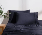 Daniel Brighton Micro Luxe Standard Pillowcase 2-Pack - Navy