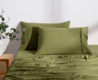 Daniel Brighton Micro Luxe Standard Pillowcase 2-Pack - Khaki