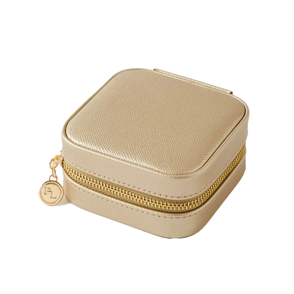 Pilbeam Living Ambrosia 10.5x5cm Square Jewellery Case Accessory Holder Gold