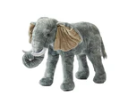 Jiggle & Giggle Large Standing Elephant Kids/Children Soft Plush Play Toy 3y+