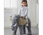 Jiggle & Giggle Large Standing Elephant Kids/Children Soft Plush Play Toy 3y+