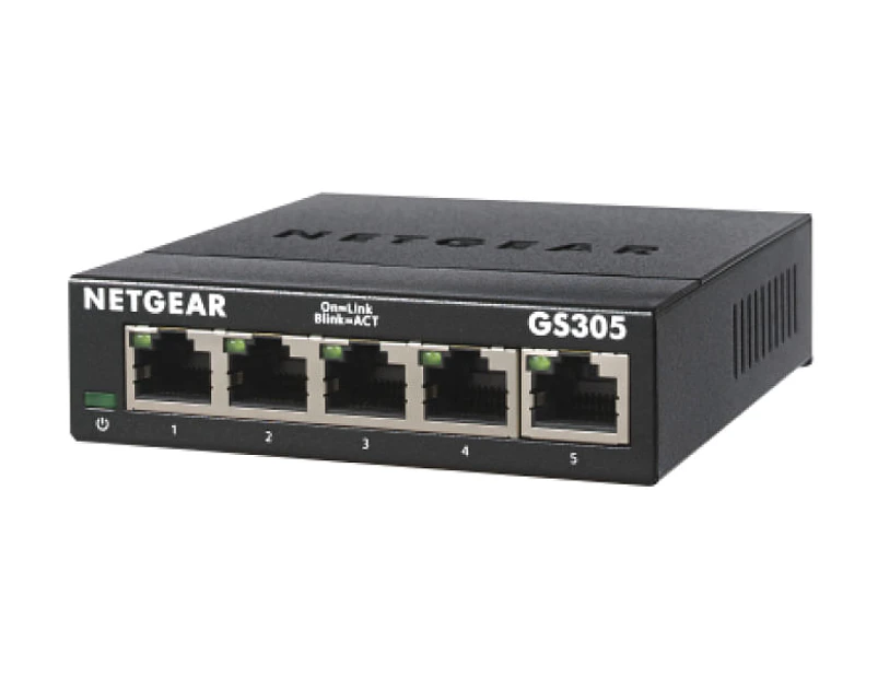 NETGEAR GS305 SOHO 5-port Gigabit Unmanaged Switch [GS305-300AUS]