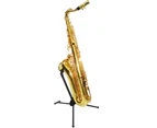 2PK Hercules Foldable Musical Instrument Stand/Holder for Tenor Saxophone Black