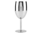 Stainless Steel Red Wine Goblet Cup Champagne Glass Cups Home Bar Drinking Mug