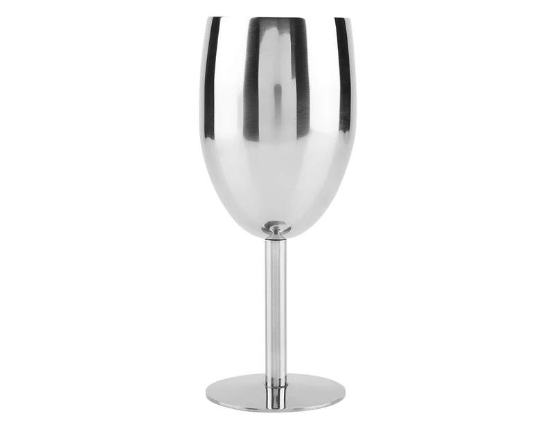 Stainless Steel Red Wine Goblet Cup Champagne Glass Cups Home Bar Drinking Mug