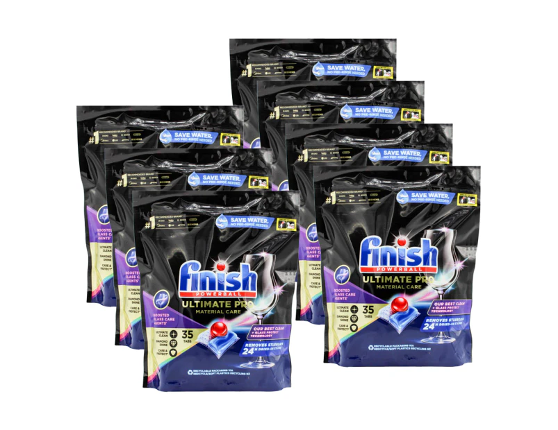 Finish 245 x Powerball Dishwashing Tablets Ultimate Pro (7 x 35 Pack)