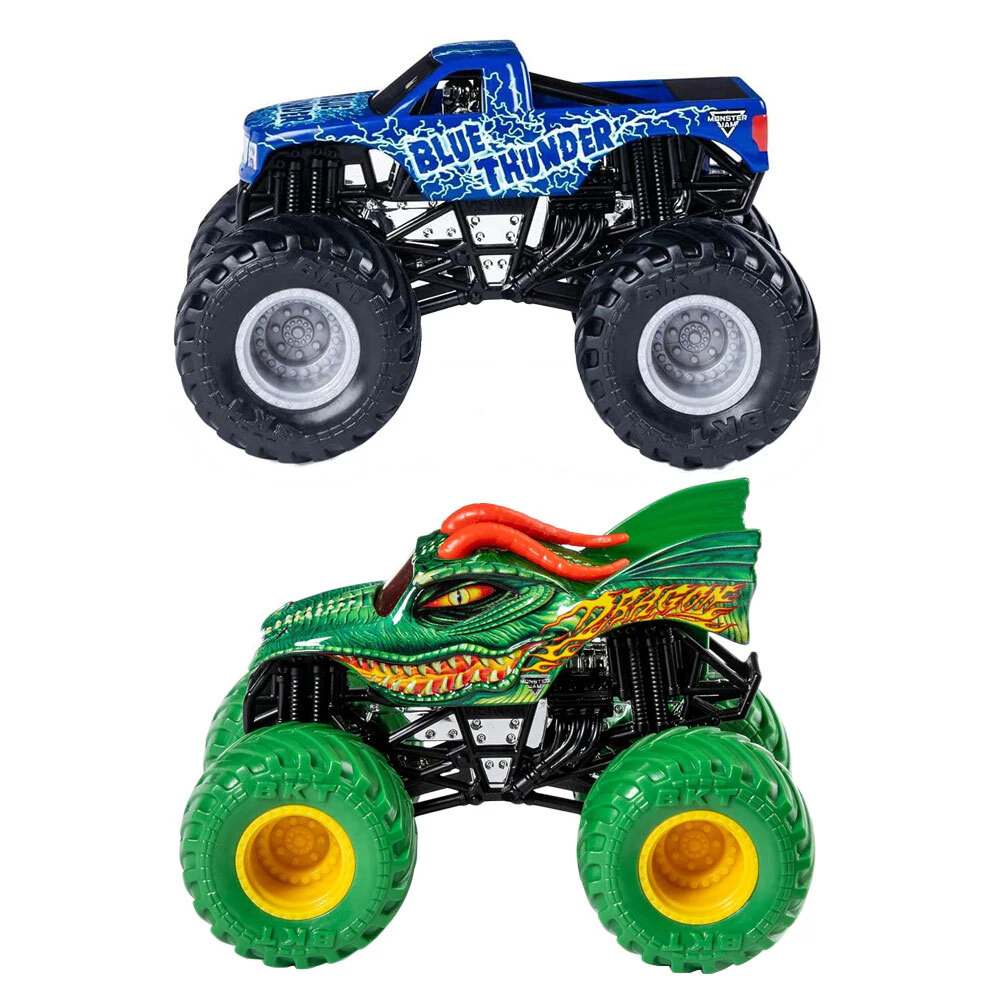 2x Spin Master Monster Jam 1:64 Value Diecast Vehicle Kids/Children Toy Asst 3+