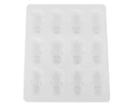 Household Edible Silicone Cake Mold Diy Cake Mold Cookies Cupcake Bakeware Pan Tray Mold White