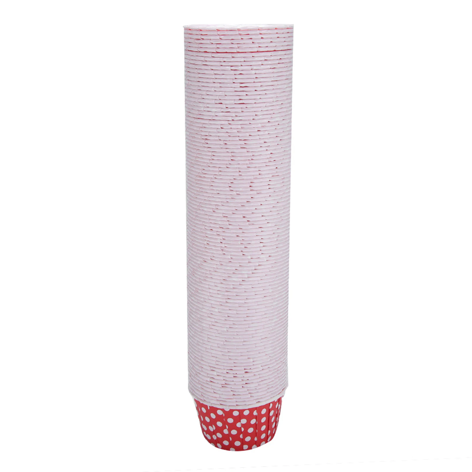 100Pcs Mini Cupcake Liners Paper Round Cake Baking Cups Muffin Cases Home Party Wedding Red Style865