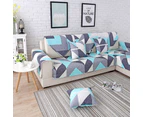 Modern Style Cotton Geometrical Print Sofa Cover Mat Protector For Home (90*240Cm)