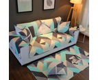 Modern Style Cotton Geometrical Print Sofa Cover Mat Protector For Home (90*240Cm)