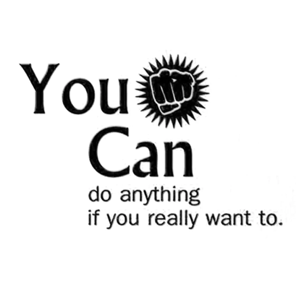 You Can Do Everything Sticker Living Room Bedroom Backdrop Wall Decorative Decal