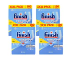 Finish 400 x Powerball Dishwasher Cleaning Tablets Lemon Sparkle (4 x 100 Pack)