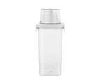 3x Boxsweden Crystal 1.8L Keep Fresh Dispensing Container w/ Measuring Cup Clear