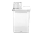 3x Boxsweden Crystal 1.8L Keep Fresh Dispensing Container w/ Measuring Cup Clear