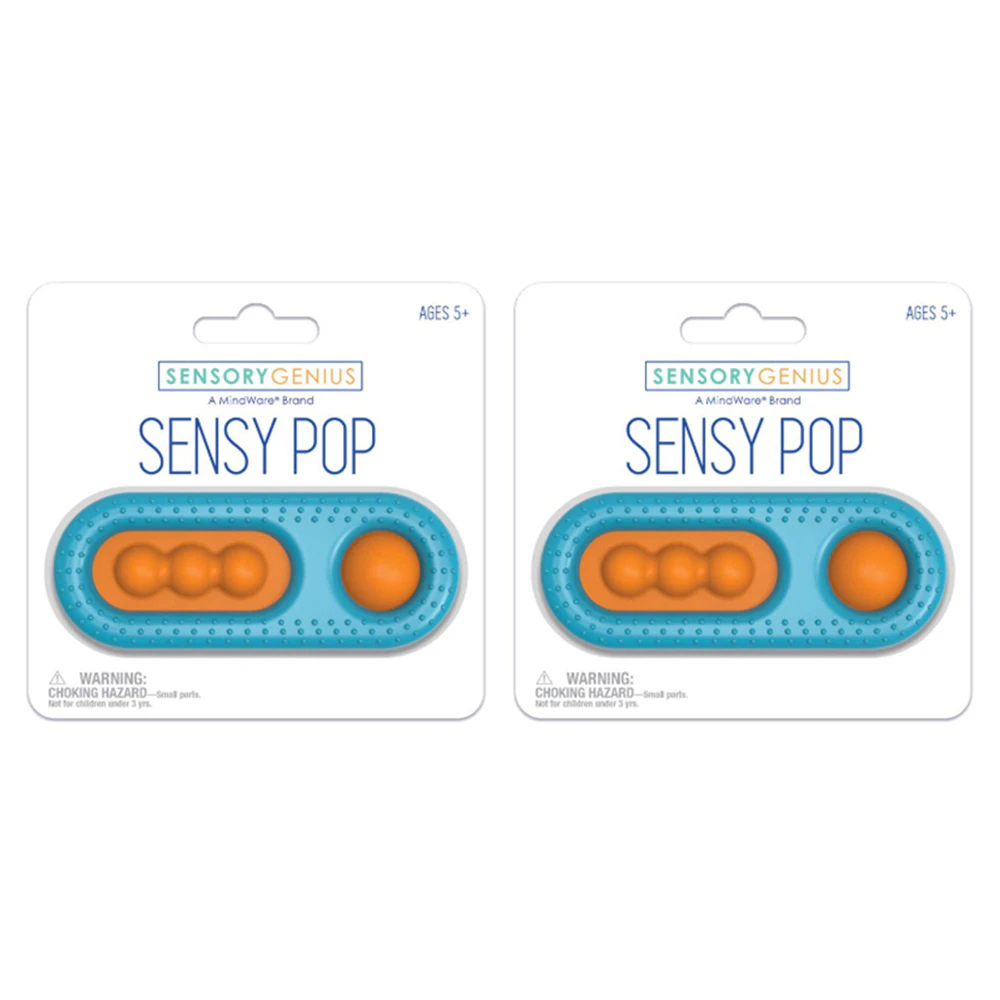 2x Mindware Sensory Genius Fidgety Stress Relief Sensy Pop Toy Kids/Children 5y+