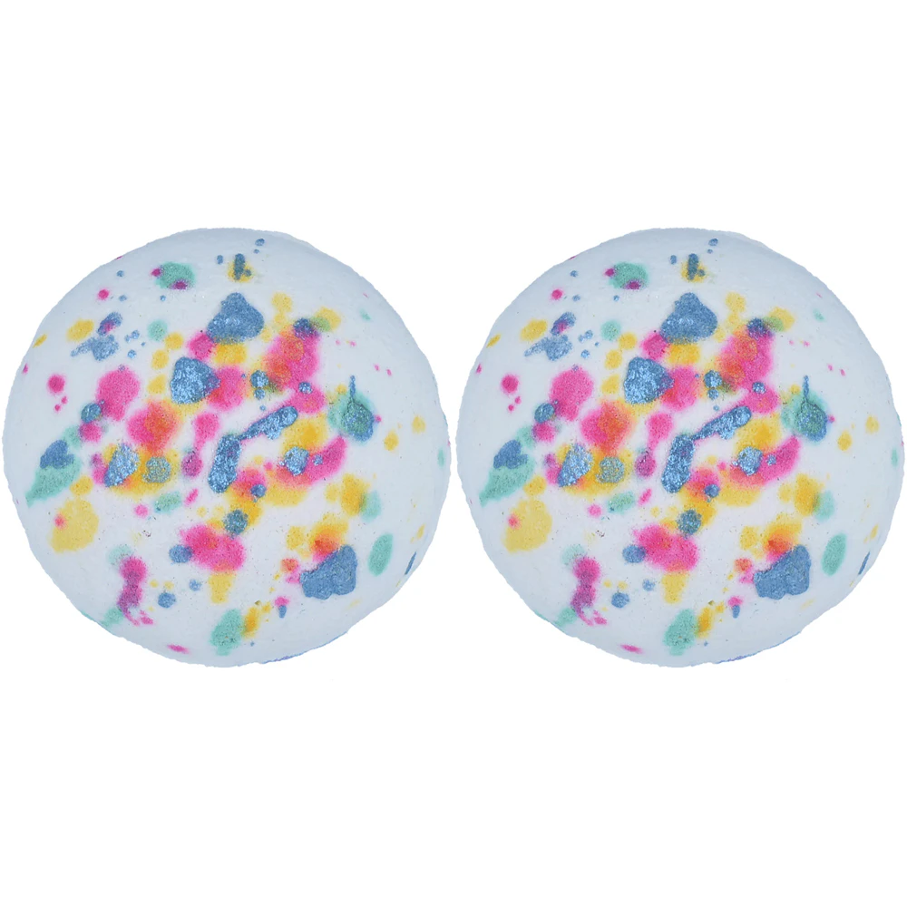 2PK Bomb Cosmetic Five Colours in Her Hair Bath Bomb Blaster Fragrance Tub Fizzy