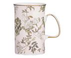 2x Ashdene Elegant Rose Fine Bone China 11.5cm Coffee/Tea Mug Cup w/Handle Blush