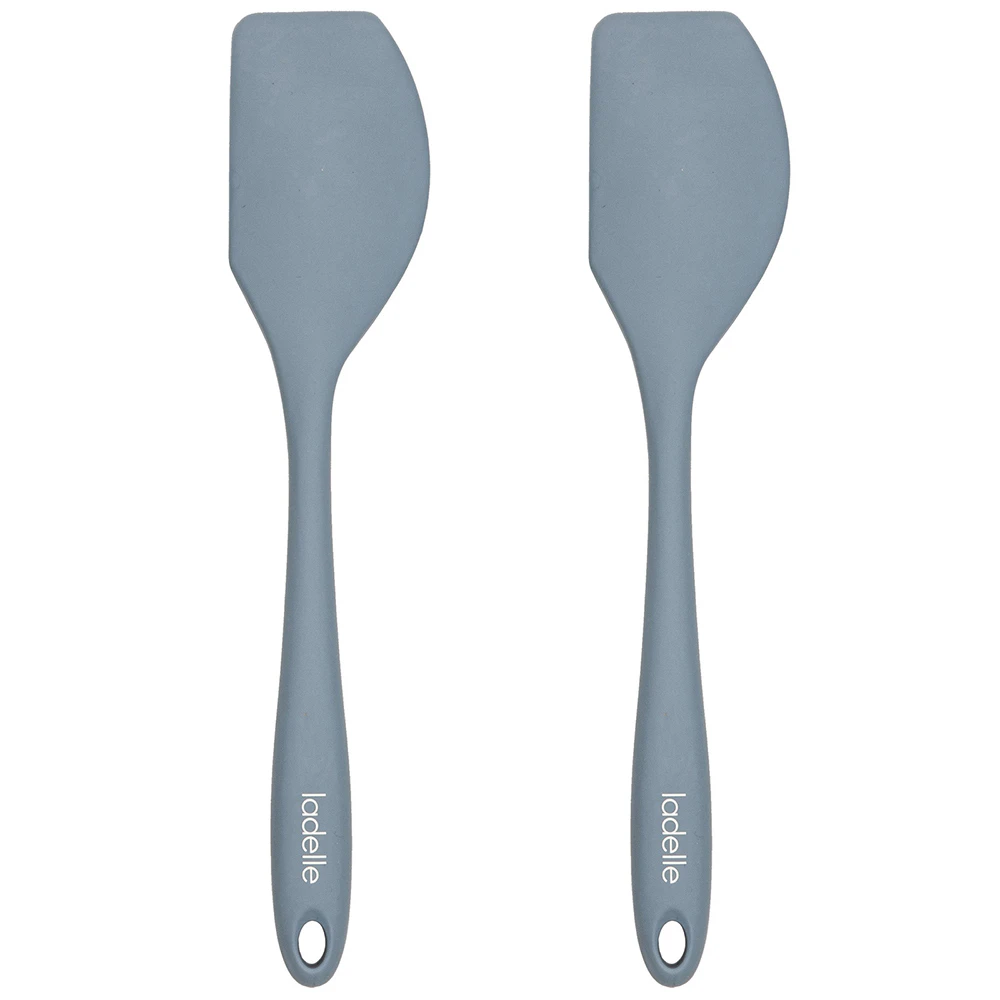 2x Ladelle Craft Blue Silicone Kitchenware Spatula Cooking/Serving Utensil