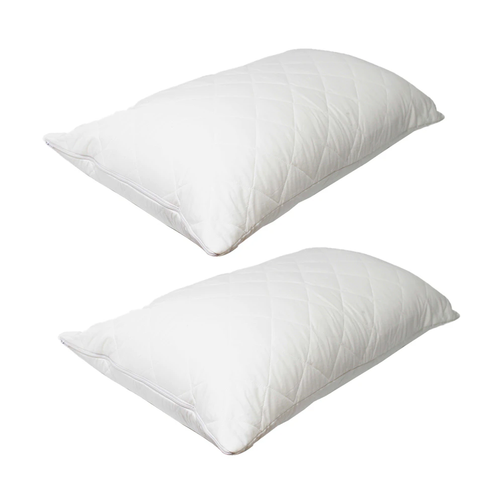 2x Jason Commercial Heavenly Dreams Premium Cotton Pillow Protectors 48x73cm