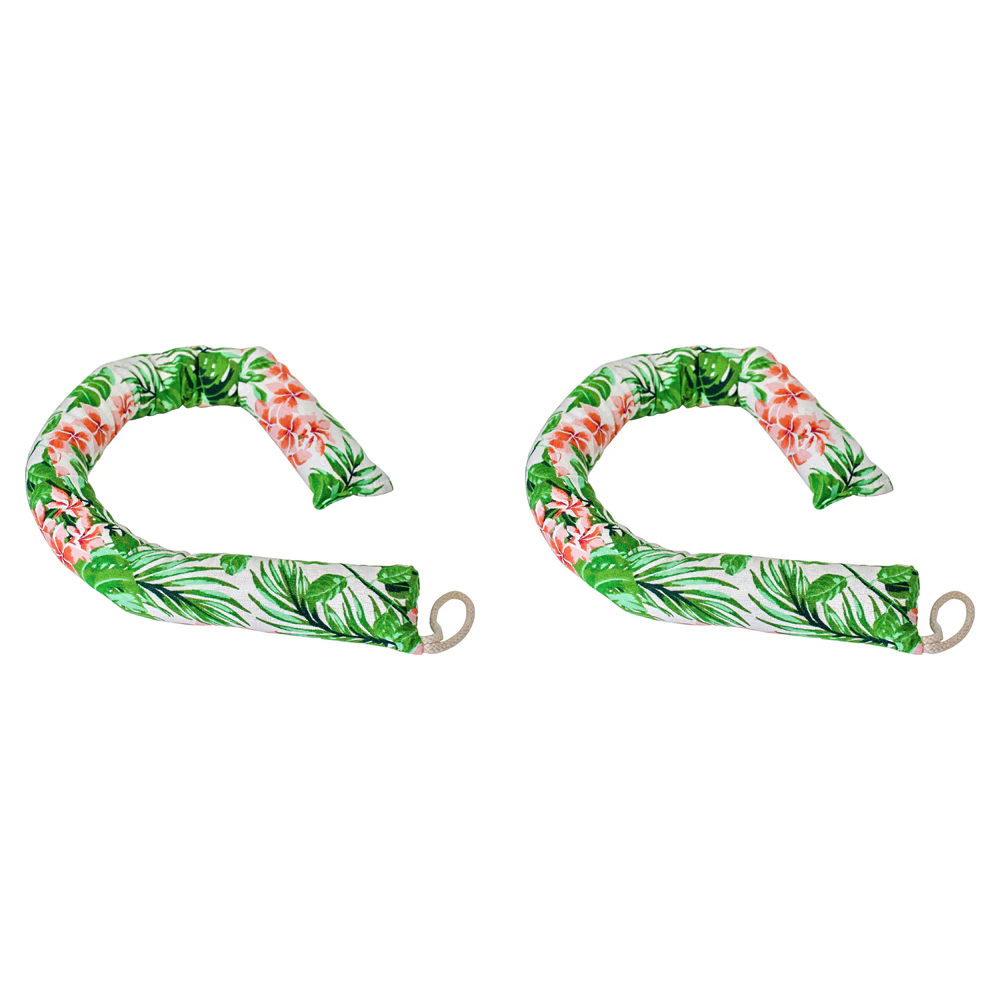 2x Floral 85cm Door Weighted Wind Draught Stopper Home/Office Room Decor