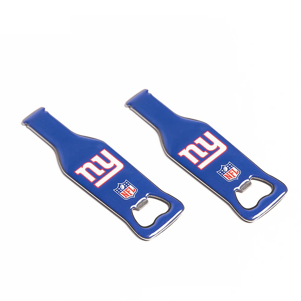 2x NFL New York Giants Bottle Opener 10cm Magnetic Beer/Soda Cap Remover  Tool