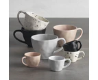 6x Ecology Speckle 60ml Stoneware 8.5cm Espresso Coffee/Tea Mug Small Cup Polka