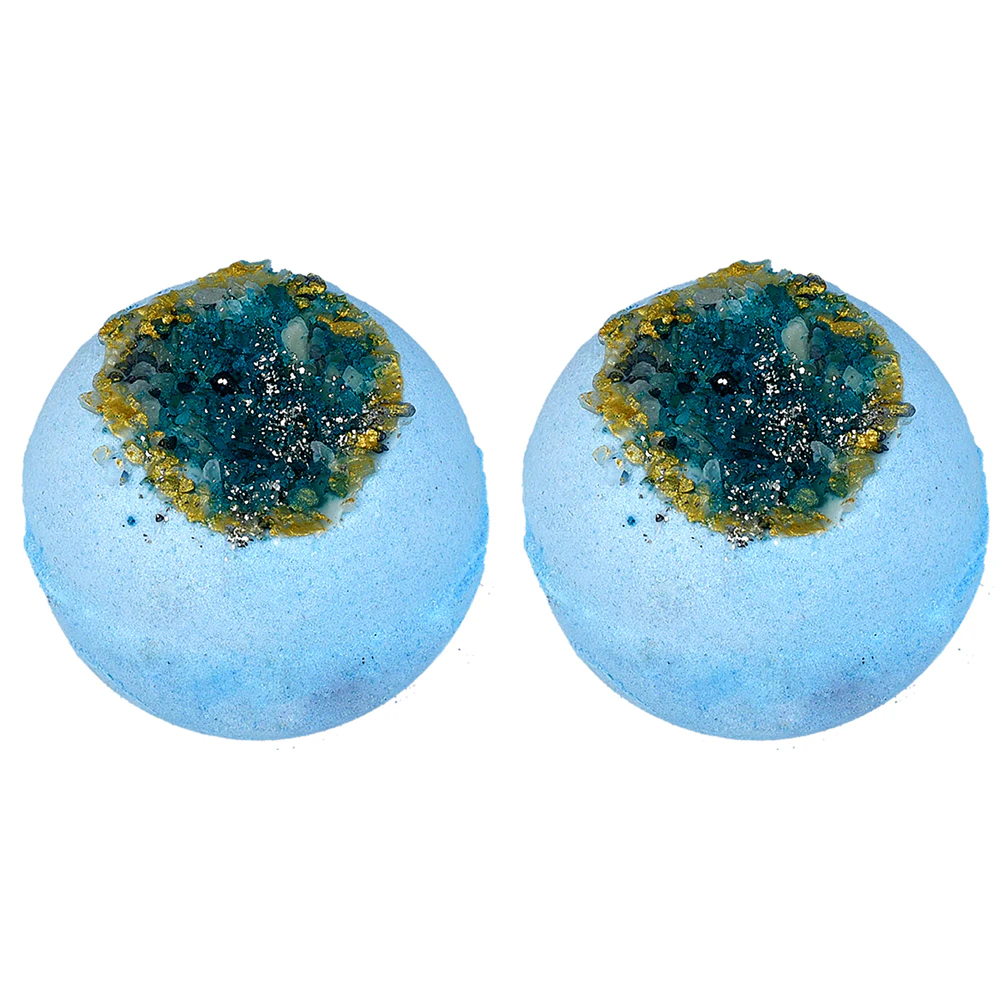 2PK Bomb Cosmetic Crystal Clear Scented Bath Bomb Blaster Body Fragrance Fizzy