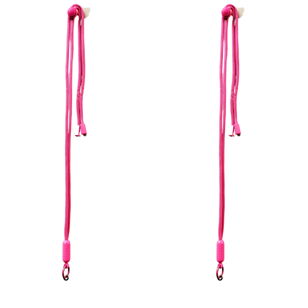 2x Urban Products Nylon Pop Universal Mobile Phone Cord/Sling Adjustable Fuscia