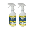 2PK Enzyme Wizard Urine Stain And Odour Remover 750ML Spray Bottle Home Cleaning