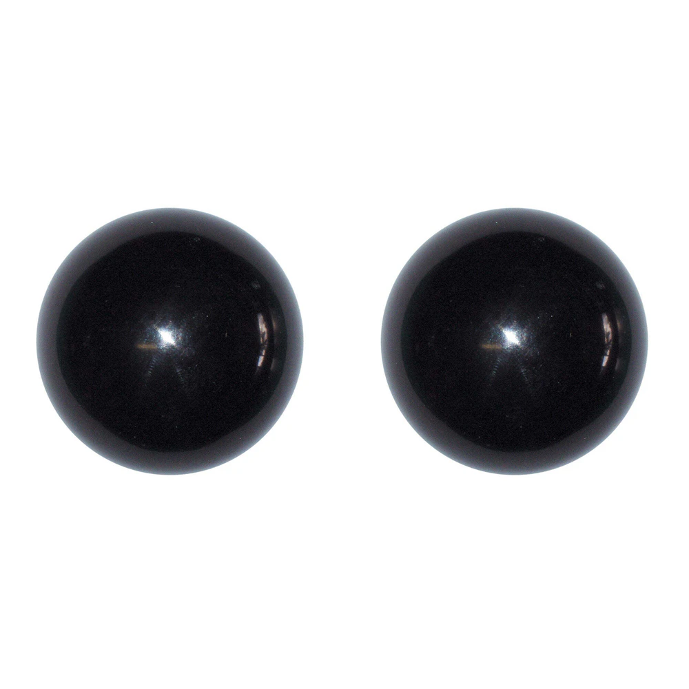 2x Formula Sports 2" Size Resin Plain Black Cue Ball Billiard/Snooker/Pool Game