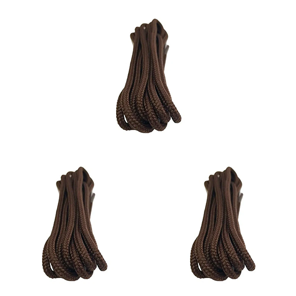 6pc Waproo Platinum Work Boot/Shoelace Replacement 150cm Outdoor Hiker Brown