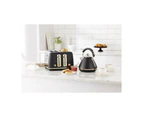 Morphy Richards Ascend 1.5L Pyramid Kettle & 4 Slice Toaster Soft Gold & Black